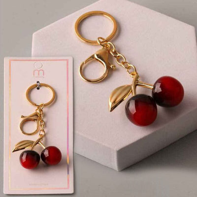Dark Cherry Metal Keyring 6119 (12 units)