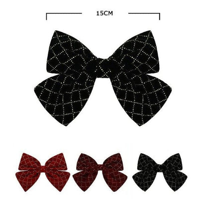 Dark Tone Hair Bow 28841D (12 units)