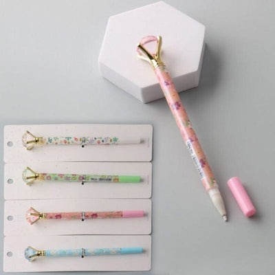 Diamond Set Floral Pen 1101 (12 units)