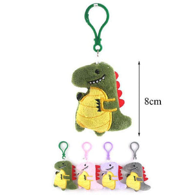 Dinosaur Plush Keychain 8635 (12 units)