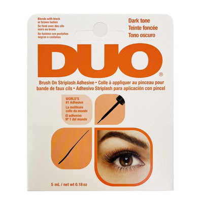 Duo - Eyelash Adhesive Dark Brush-On ORANGE (6 units)