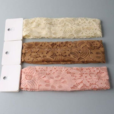 Embroidered Floral Lace Headband 13165 (12 units)
