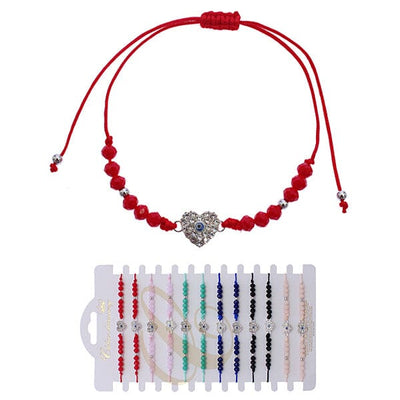 Evil Eye String Bracelet 1343R (12 units)