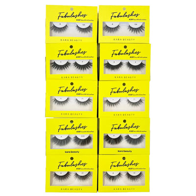 Fabulashes 3D Faux Mink Lashes Set #A (10 units)