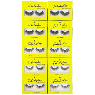 Fabulashes 3D Faux Mink Lashes Set #C (10 units)