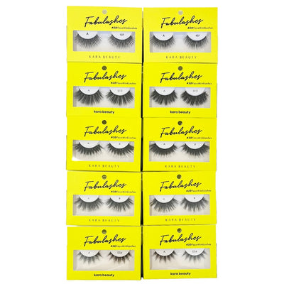 Fabulashes 3D Faux Mink Lashes Set #D (10 units)