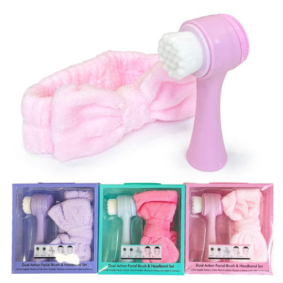 Face Foaming Brush With Spa Headband (12 units)
