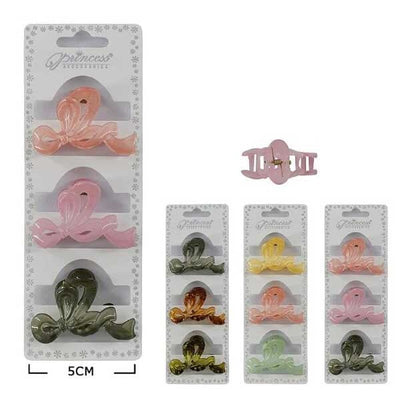 Fashion 3PC Jaw Clip 70223M (12 units)