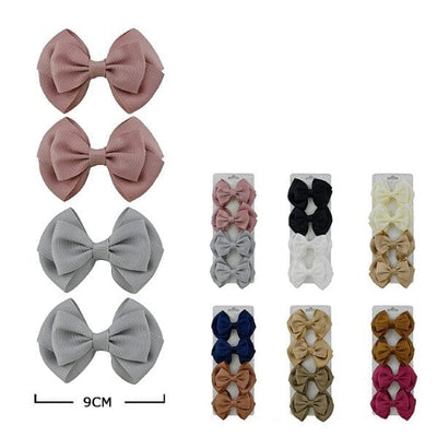 Fashion 4PC Hair Bow 10018W (12 units)