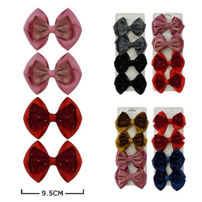 Fashion 4PC Hair Bow 10211D (12 units)