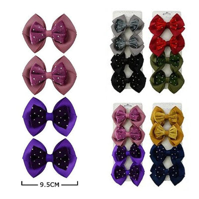 Fashion 4PC Hair Bow 10213D (12 units)