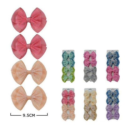 Fashion 4PC Hair Bow 1591M (12 units)