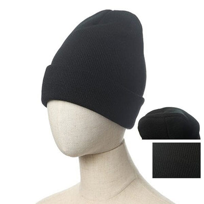 Fashion Black Beanie Hats 1008 (12 units)
