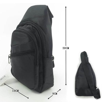 Fashion Black Sling Bag 2113 (6 units)