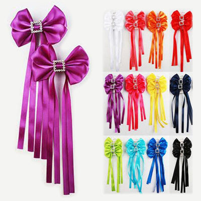Fashion Bow With Tail 2PC Hair Pin 703BT (12 units)