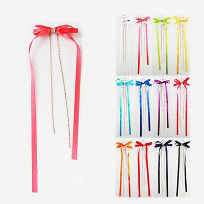Fashion Bow With Tail Hair Pin 696BT (12 units)