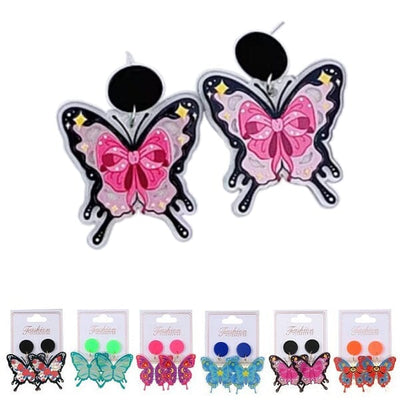 Fashion Butterfly Earrings 1455 (12 units)