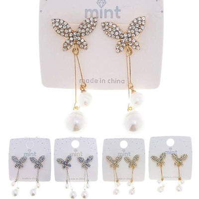 Fashion Butterfly Earrings 47251 (12 units)