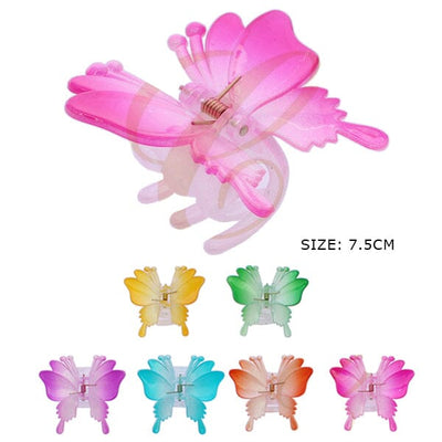 Fashion Butterfly Hair Jaw Clip 0683R (12 units)