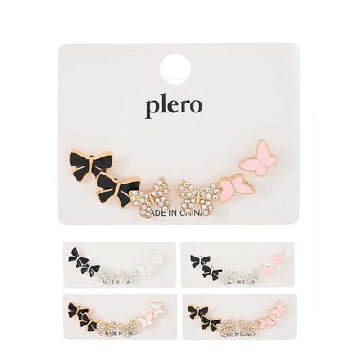 Fashion Butterfly Multi Earrings 1063 (12 units)