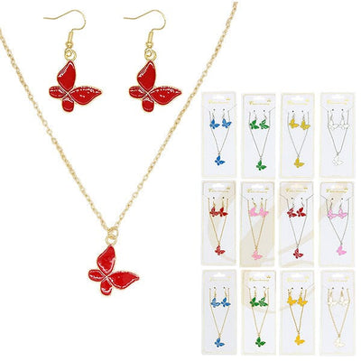 Fashion Butterfly Necklace Set 0126 (12 units)