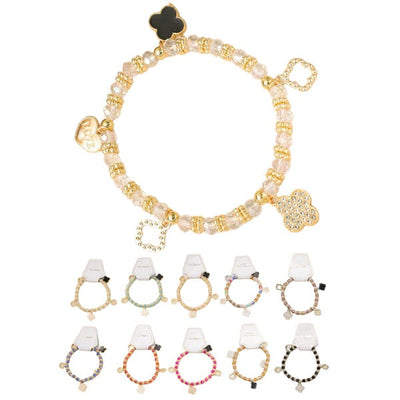 Fashion Clover Charm Bracelets 2059 (12 units)