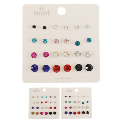 Fashion Colorful Studs Earrings 47522 (12 units)