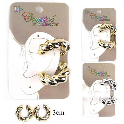 Fashion Cuff Earrings 6850GS (12 units)