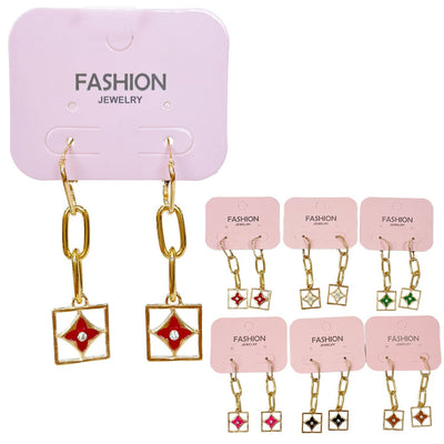Fashion Drop Earrings 1713 (12 units)