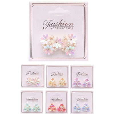 Fashion Flower Earrings 1452 (12 units)
