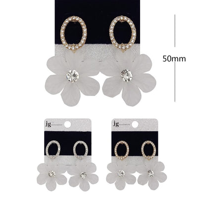 Fashion Flower Earrings 2688 (12 units)