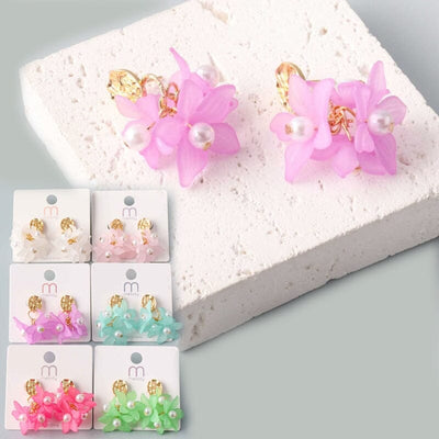 Fashion Flower Earrings 36589 (12 units)