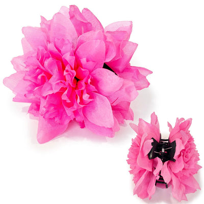 Fashion Flower Hair Jaw Clips 2296 (12 units)