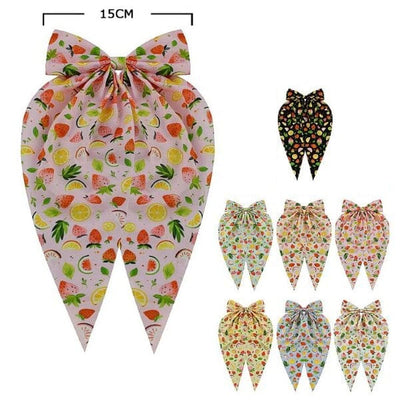 Fashion Fruit Hair Bow With Tail 29383M (12 units)