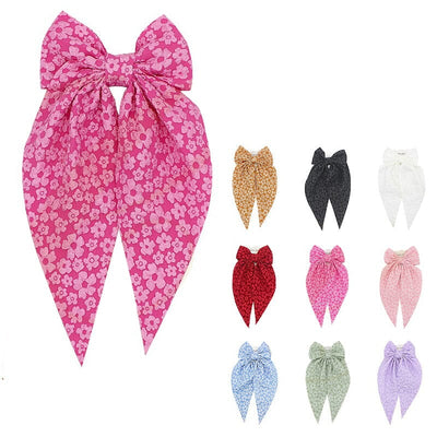 Fashion Hair Bow With Tail 0100 (12 units)