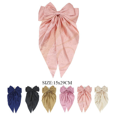 Fashion Hair Bow With Tail 0134 (12 units)