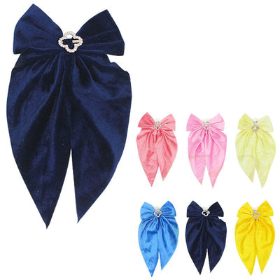 Fashion Hair Bow With Tail 0140 (12 units)