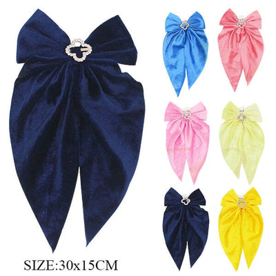 Fashion Hair Bow With Tail 0140 (12 units)