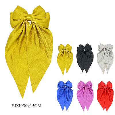 Fashion Hair Bow With Tail 0145 (12 units)