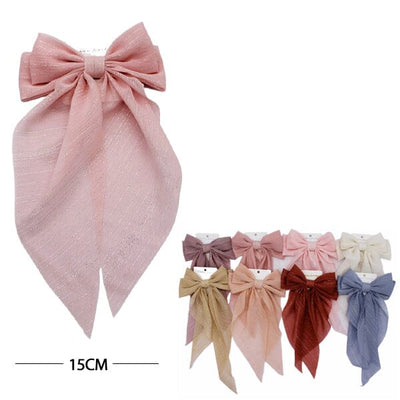 Fashion Hair Bow With Tail 2272 (12 units)
