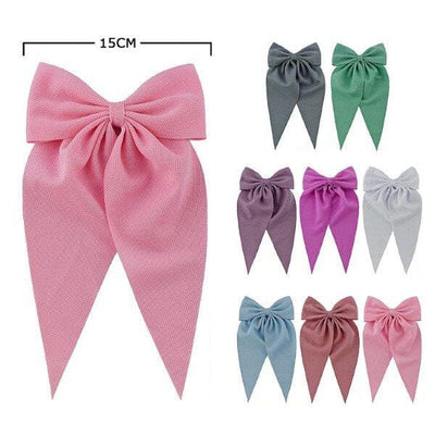 Fashion Hair Bow With Tail 28665M (12 units)