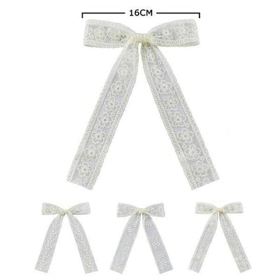 Fashion Hair Bow With Tail 28743 (12 units)