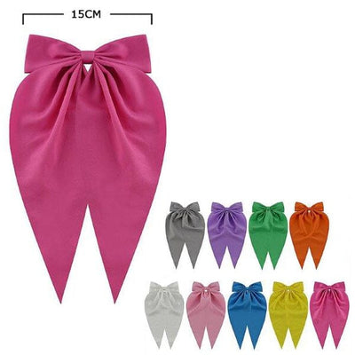 Fashion Hair Bow With Tail 28935P (12units)