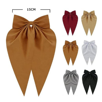 Fashion Hair Bow With Tail 28935W1 (12 units)