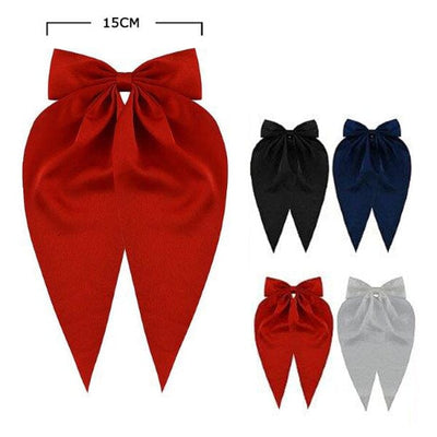 Fashion Hair Bow With Tail 28936E (12units)