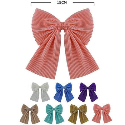 Fashion Hair Bow With Tail 28973M (12 units)