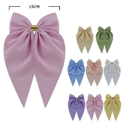 Fashion Hair Bow With Tail 28976P (12 units)