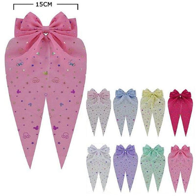 Fashion Hair Bow With Tail 29233M (12units)