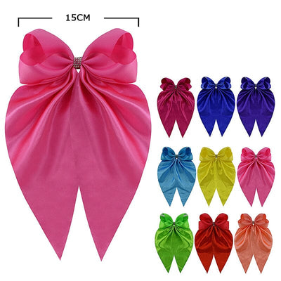 Fashion Hair Bow With Tail 29345H (12 units)