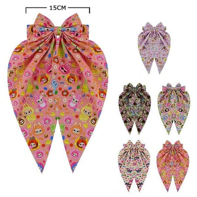 Fashion Hair Bow With Tail 29396M (12 units)